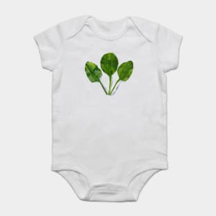 Spinach leaves Baby Bodysuit